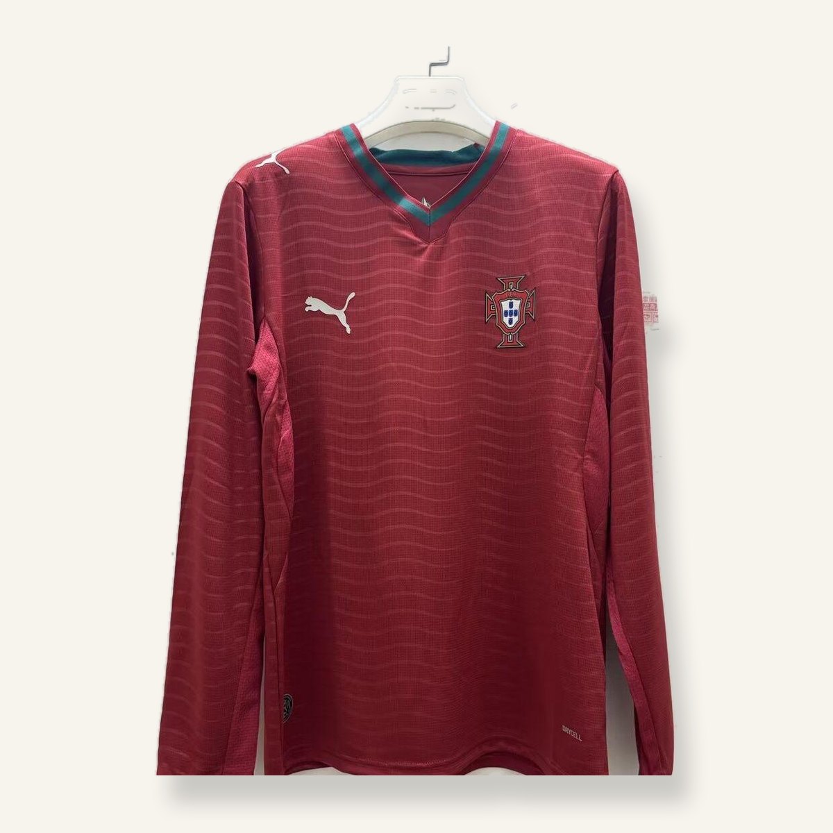 Portugal red long sleeve jersey